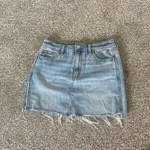 American eagle blue jean skirt